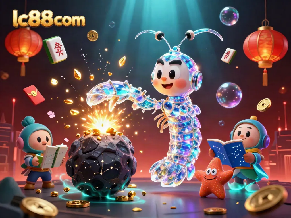 Win big at lc88 com with vibrant gaming scenes featuring galactic characters and festive decorations.